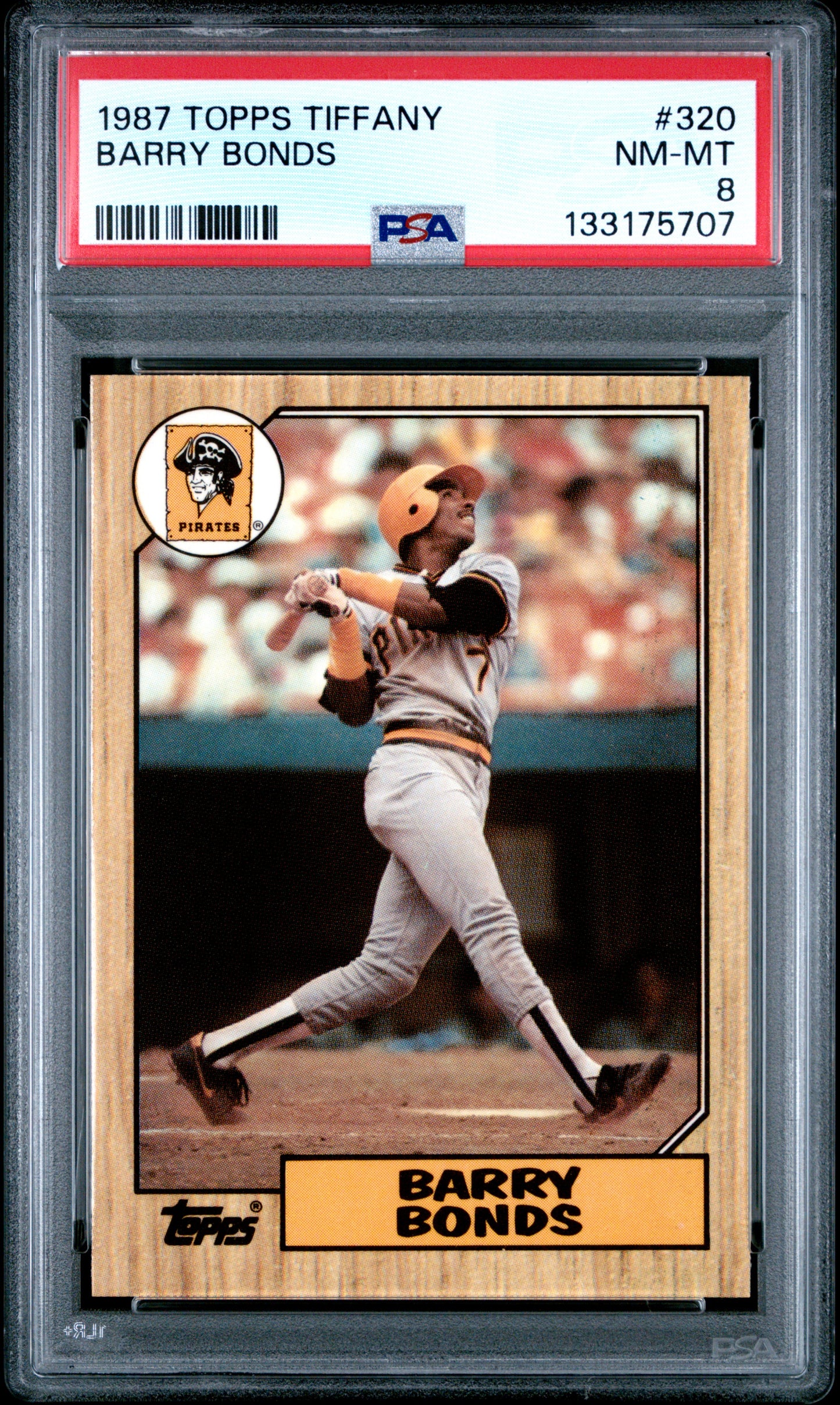 Barry Bonds 1987 Topps Tiffany RC #320 PSA 8 Nm-Mint