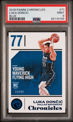 Luka Doncic 2018 Panini Chronicles #71 PSA 9 Mint