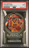 Stephen Curry 2020 Obsidian Supernova Die-Cut Green #4 PSA 9 Mint