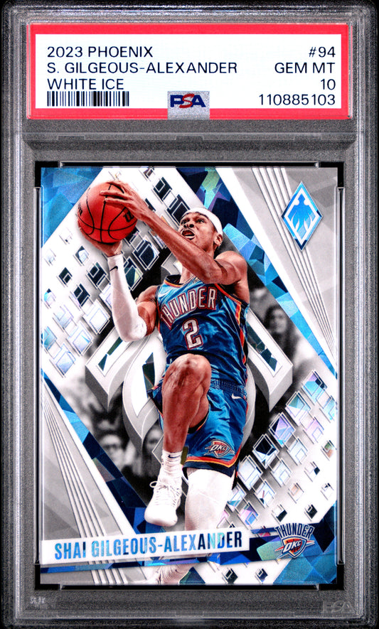 Shai Gilgeous-Alexander 2023 Panini Phoenix #86/125 PSA 10 Gem Mint