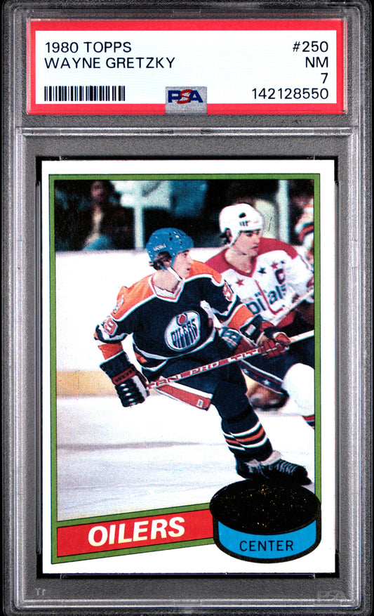 Wayne Gretzky 1980 Topps #250 PSA 7 Near Mint 8550