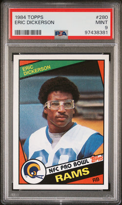 Eric Dickerson 1984 Topps Rookie #280 PSA 9 Mint