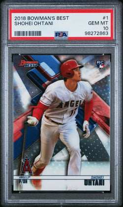 Shohei Ohtani 2018 Bowmans Best #1 Rookie PSA 10 Gem Mint 2863