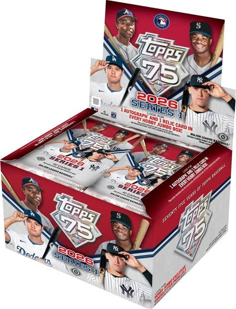 2026 Topps Series 1 Baseball Jumbo Hobby Box