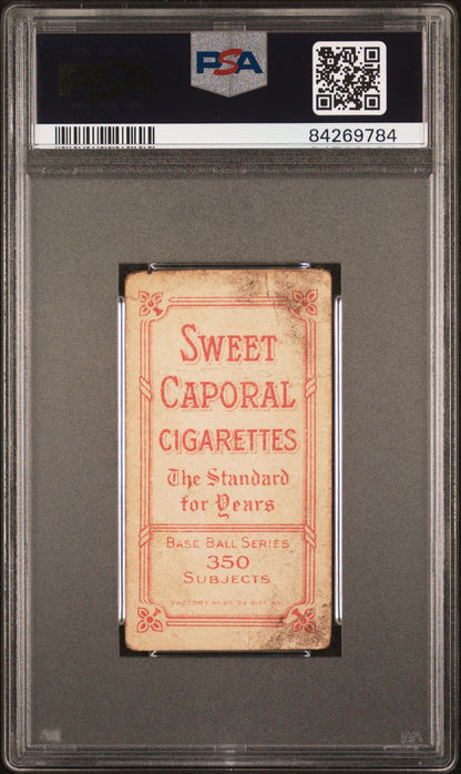 Fred Beck 1909-11 T206 Sweet Caporal 350/30 PSA 1 Poor
