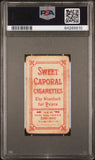 Fred Merkle 1909-11 T206 Sweet Caporal 350-460/30 Throwing PSA 1.5 Fair MC