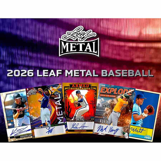 2026 Leaf Metal Baseball Hobby Jumbo Box