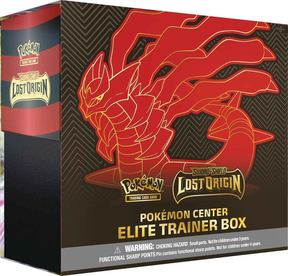 Pokemon Sword & Shield Lost Origin Pokemon Center Elite Trainer 4-Box Case