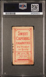 Joe Lake 1909-11 T206 Sweet Caporal 350-460/42Op St.Louis, No Ball PSA 1.5 Fair