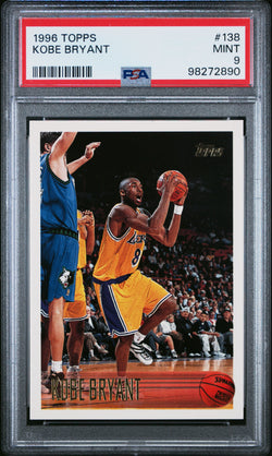 Kobe Bryant 1996 Topps Rookie #138 PSA 9 Mint 2890