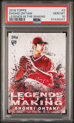 Shohei Ohtani 2018 Topps Legends in the Making #2 PSA 10 Gem Mint