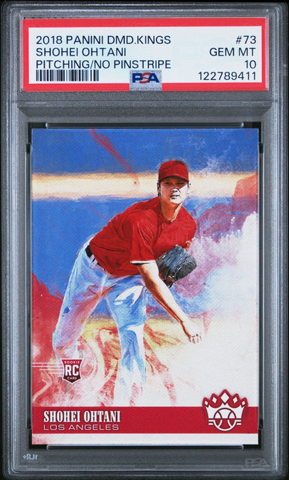 Shohei Ohtani 2018 Panini Diamond Kings #73 Rookie PSA 10 Gem Mint