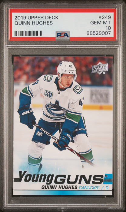 Quinn Hughes 2019 Upper Deck Rookie #249 PSA 10 Gem Mint 9007