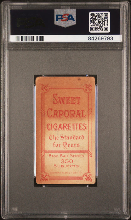 Billy Campbell 1909-11 T206 Sweet Caporal 350/30 PSA 2 Good MC