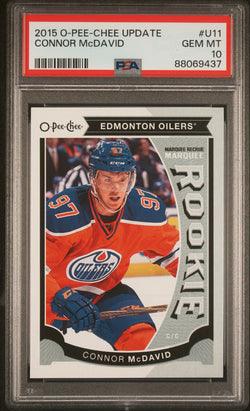 Connor McDavid 2015 O-Pee-Chee Update #U11 PSA 10 Gem Mint