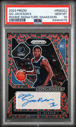 GG Jackson 2023 Prizm Rookie Signature Snakeskin #1/15 PSA 10 Gem Mint