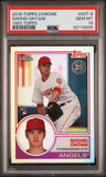 Shohei Ohtani 2018 Topps Chrome 1983 Topps PSA 10 Gem Mint 0005