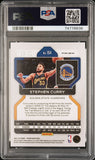 Stephen Curry 2021 Prizm #154 Blue Shimmer #15/30 PSA 10 Gem Mint