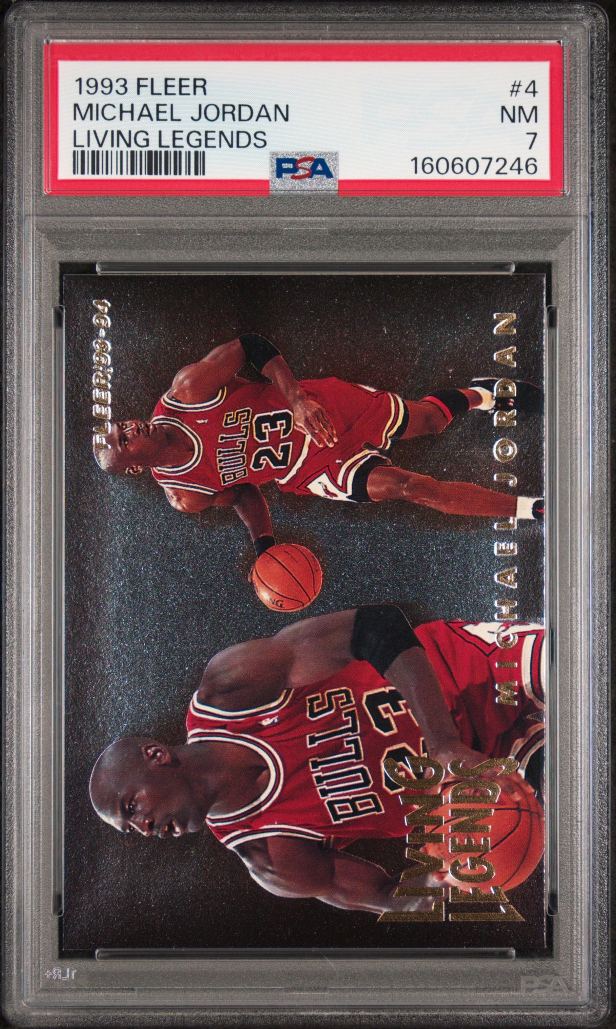 Michael Jordan 1993 Fleer Living Legends PSA 7 Near Mint 7246