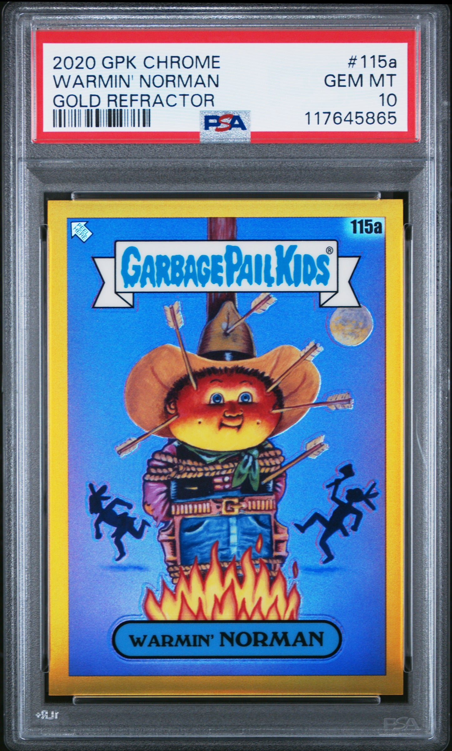 Warmin Norman 2020 Topps GPK Chrome Gold Refractor #28/50 PSA 10 Gem Mint