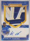 Starlin Castro 2012 Topps All-Star Stitches Jumbo Patch Auto #4/6