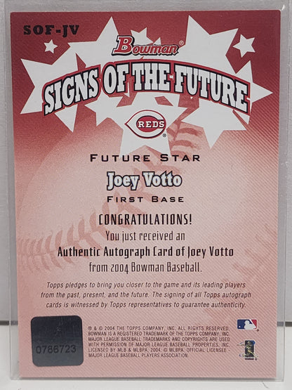Joey Votto 2004 Bowman Stars of the Future Autograph