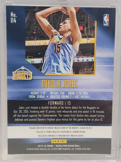 Nikola Jokic 2015 Panini Revolution Rookie #14