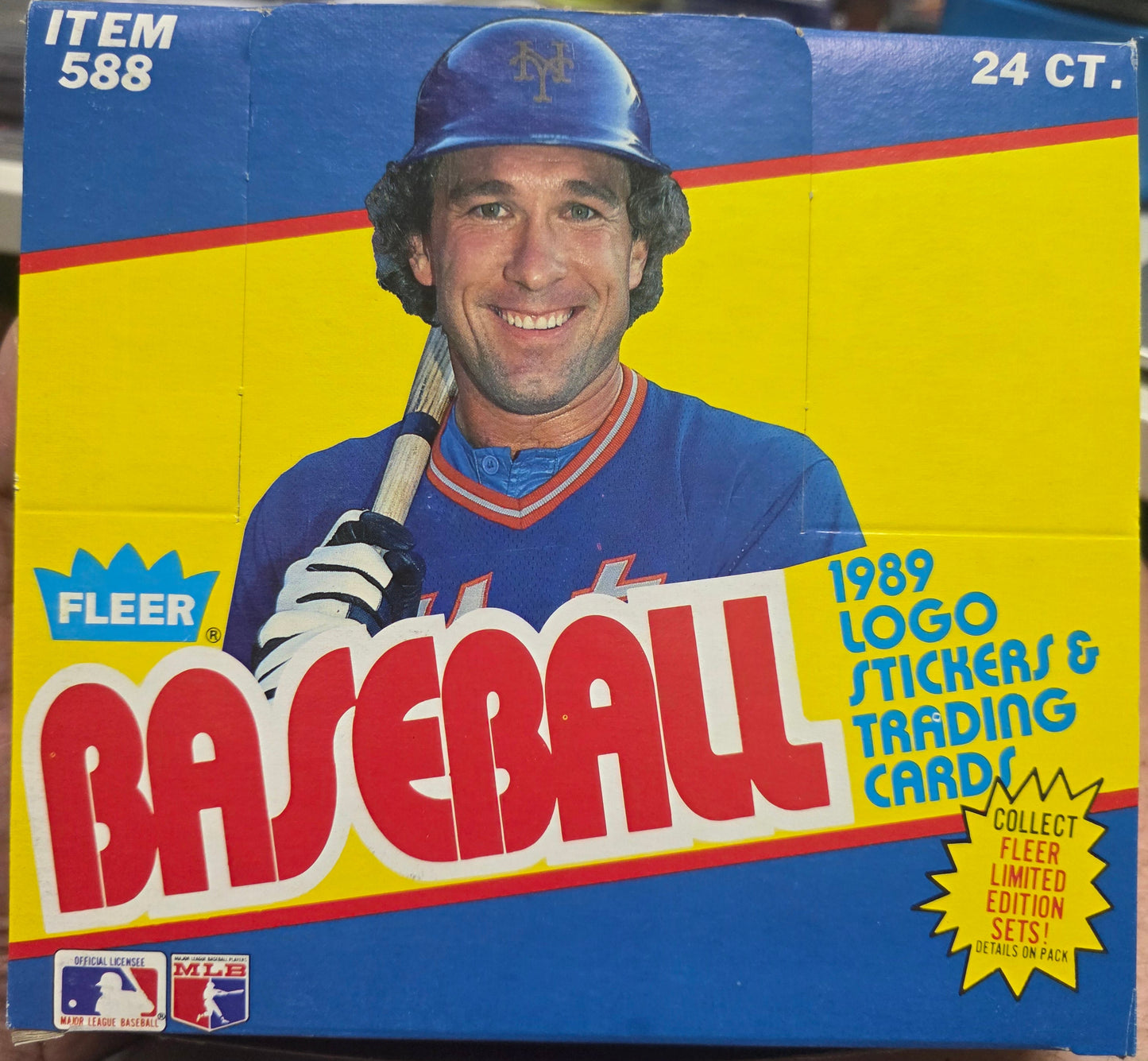 1989 Fleer Baseball Cello Box