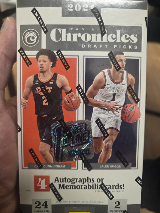 2021-22 Panini Chronicles Draft Picks Collegiate Basketball FOTL Hobby Box