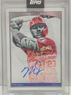 Mike Trout 2022 Topps X Lauren Taylor Auto #1A #98/99