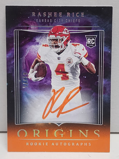 Rashee Rice 2023 Panini Origins Orange Auto Rookie #61/75