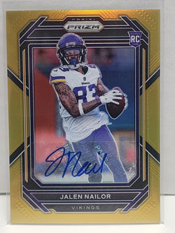 Jalen Nailor 2022 Panini Prizm Rookie Gold Prizm Auto #8/10