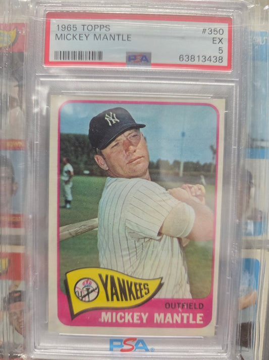1965 Topps Baseball Hand Collated Set (EX-MT) (In Album) (14 cards PSA graded)