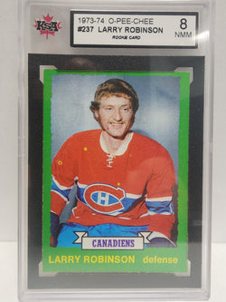 Larry Robinson 1973 O-Pee-Chee #237 KSA 8 Nm-Mint