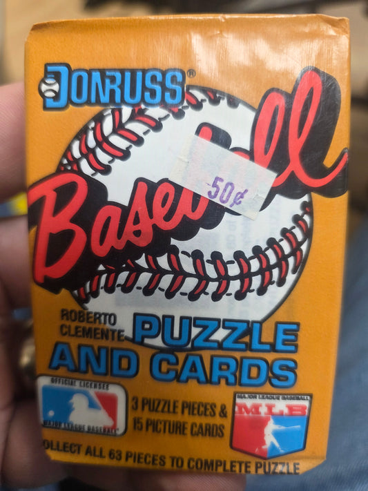 1987 Donruss Baseball Wax Pack
