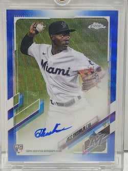 Jazz Chisholm 2021 Topps Blue Wae Auto Rookie #74/150