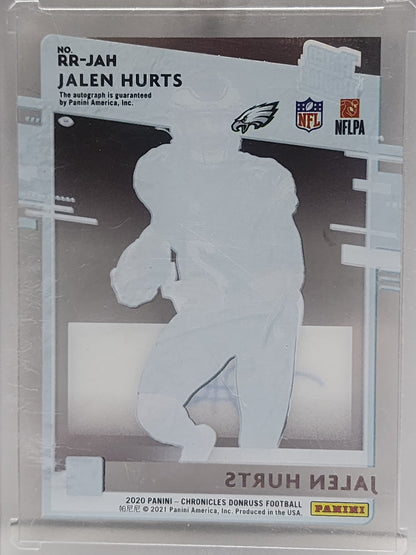Jalen Hurts 2020 Panini Clearly Authentic Rookie Auto