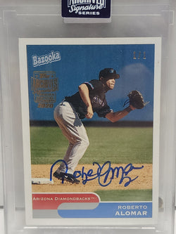 Roberto Alomar 2020 Topps Archives Signature Series Auto #1/1 Bazooka Mini