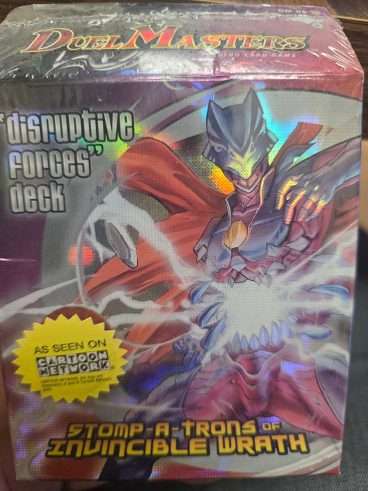 Duel Masters Stomp-A-Trons of Invincible Wrath Disruptive Forces Theme Deck