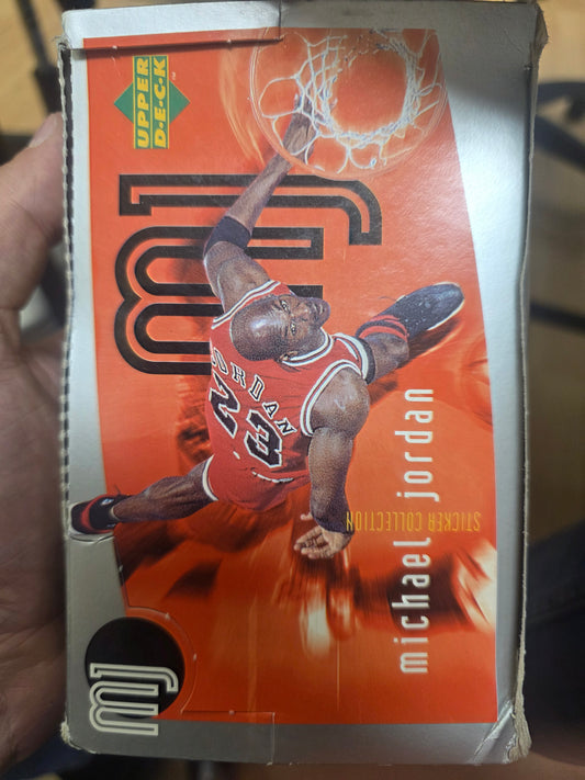 1998 Upper Deck Michael Jordan MJ Sticker Collection Box