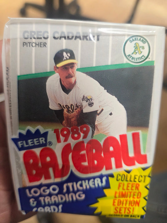 1989 Fleer Baseball Cello Pack