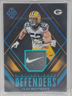 Clay Matthews 2018 Panini Majestic Nike Swoosh Patch #1/1