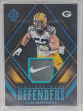 Clay Matthews 2018 Panini Majestic Nike Swoosh Patch #1/1