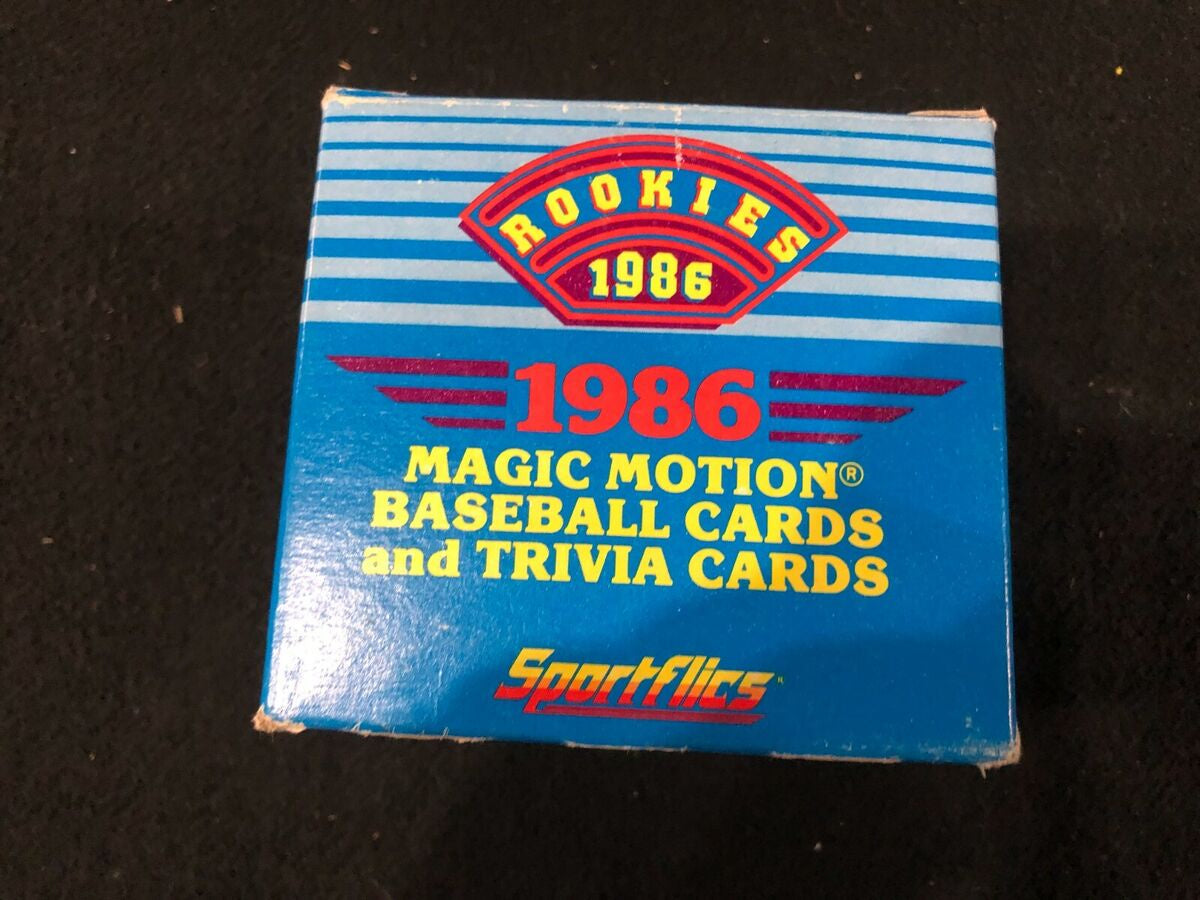 1986 Sportflics Rookies Baseball Factory Set