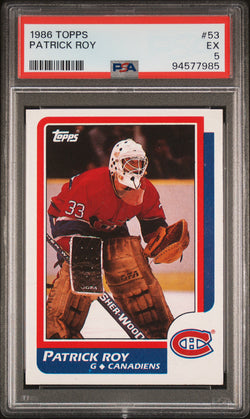 Patrick Roy 1986 Topps #53 PSA 5 EX 7985