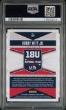 Bobby Witt Jr. 2019 Panini Stars Stripes Longevity Holo #64/99 PSA 10 Gem Mint