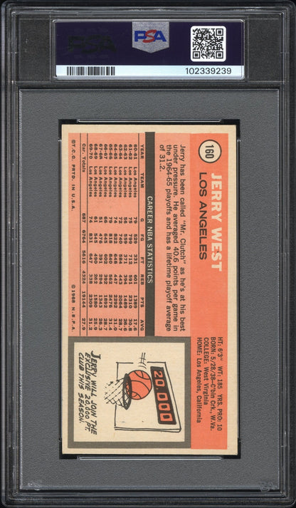 Jerry West 1970 Topps #160 PSA 7 Near Mint 9239