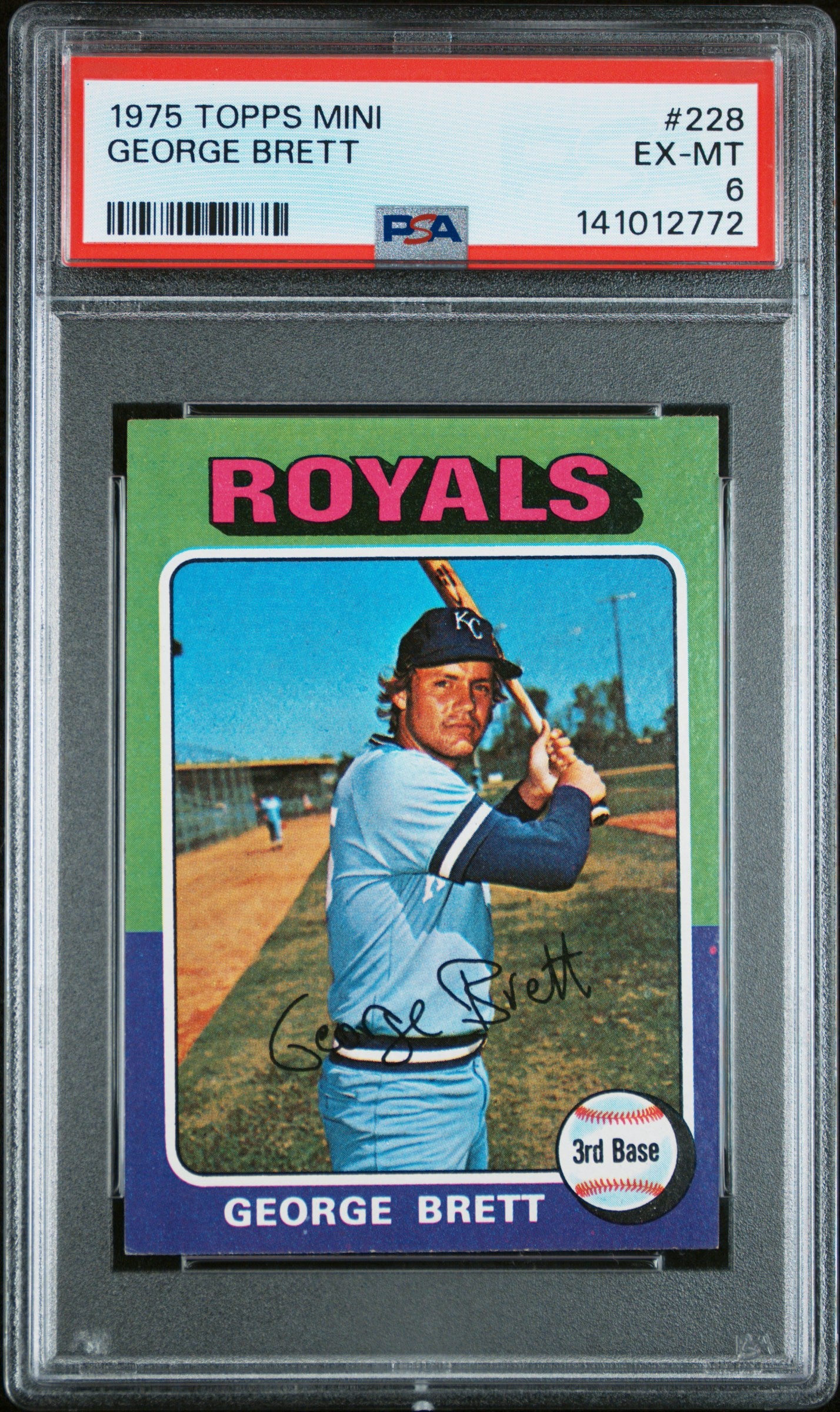 George Brett 1965 Topps Mini Rookie #228 PSA 6 Ex-Mint