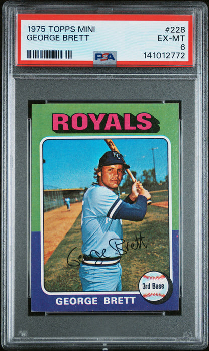George Brett 1965 Topps Mini Rookie #228 PSA 6 Ex-Mint