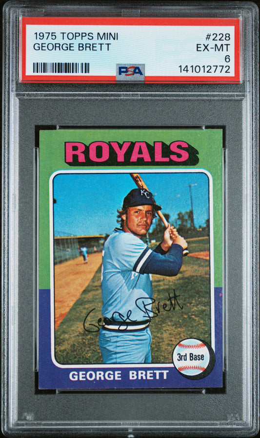 George Brett 1965 Topps Mini Rookie #228 PSA 6 Ex-Mint